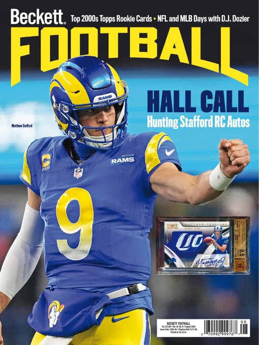 Cover image for Beckett Football